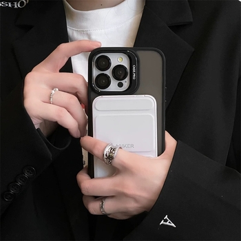 Kryt na telefón s matným povrchom, PC materiál, magnetický držiak objektívu a chladenie