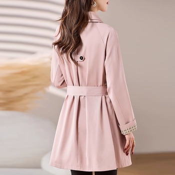 Dámsky trenčkot z chenille, dvojitý golier, bez rukávov, gombíky a vrecká, jar 2025