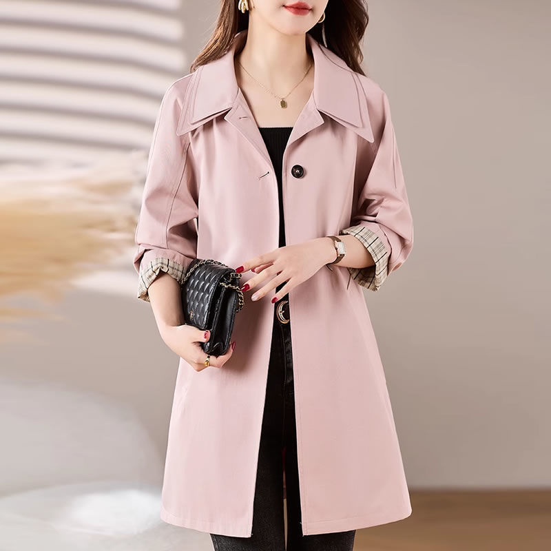 Dámsky trenčkot z chenille, dvojitý golier, bez rukávov, gombíky a vrecká, jar 2025