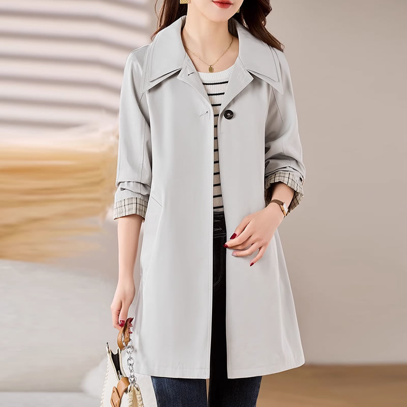 Dámsky trenčkot z chenille, dvojitý golier, bez rukávov, gombíky a vrecká, jar 2025