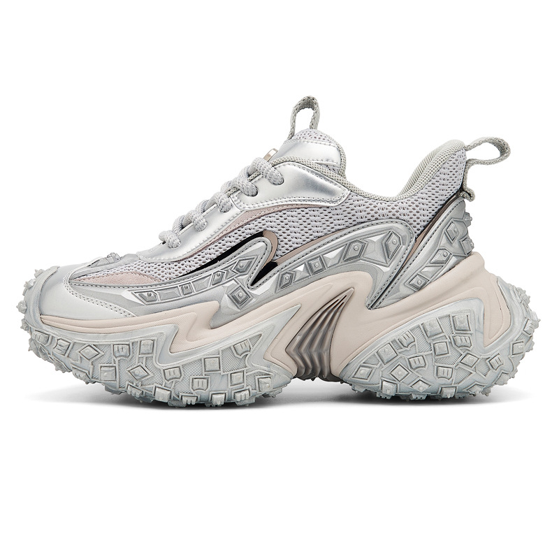 JEPSEN Unisex Dad Shoes — gornji dio od miks materijala, potplat od pjene gume, visina potplata 6–8 cm, proljeće-jesen