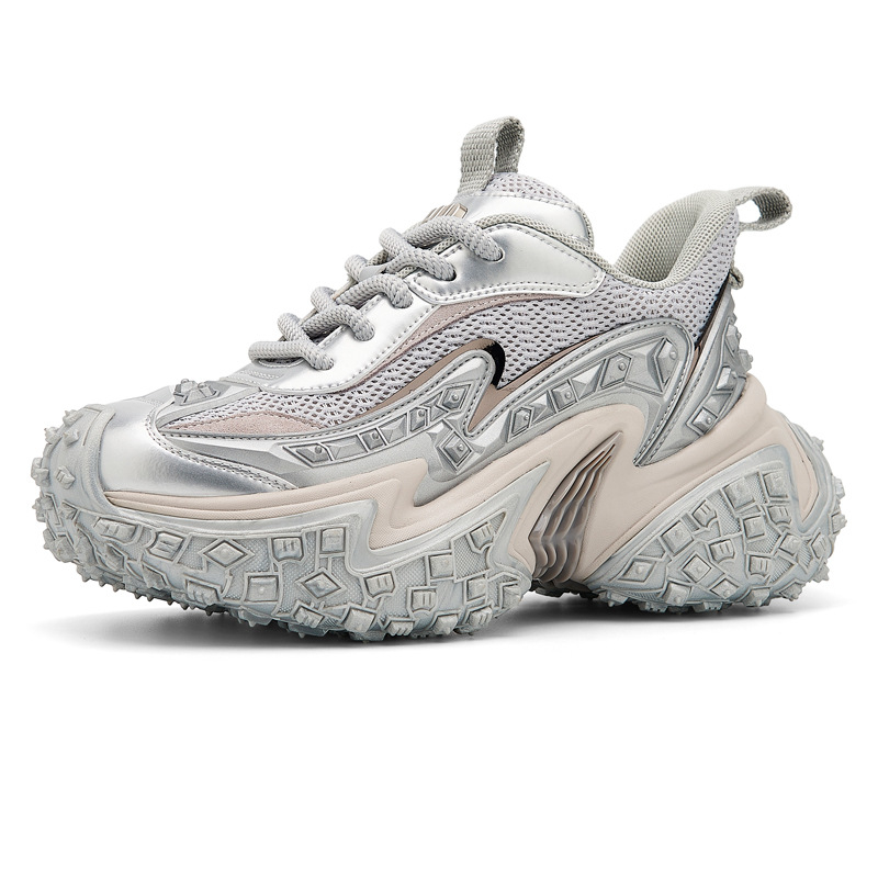 JEPSEN Unisex Dad Shoes — gornji dio od miks materijala, potplat od pjene gume, visina potplata 6–8 cm, proljeće-jesen