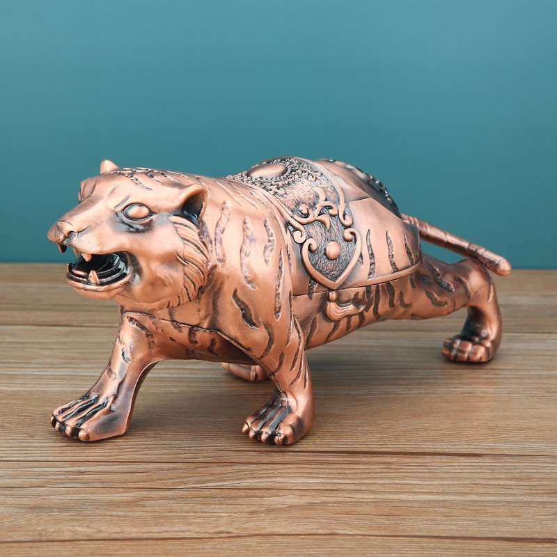 Σταχτοδοχείο με καπάκι – μεταλλικό διακοσμητικό για σπίτι και γραφείο, αντι-διασποράς στάχτης, σκανδιναβικό στυλ, διακριτικός πολυτελής χαρακτήρας, προέλευση Zhejiang