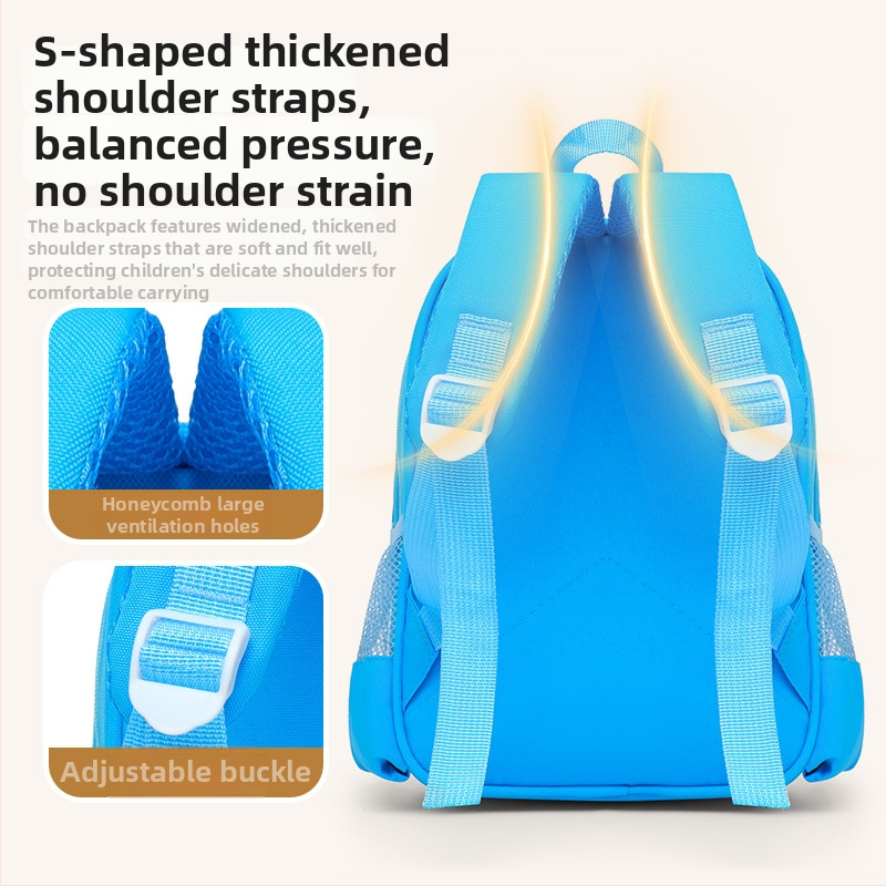 Batoh do škôlky pre deti 2-6 rokov, unisex, Oxford tkanina, priedušný, popruhy s vzdušným vankúšom, anime kreslený vzor