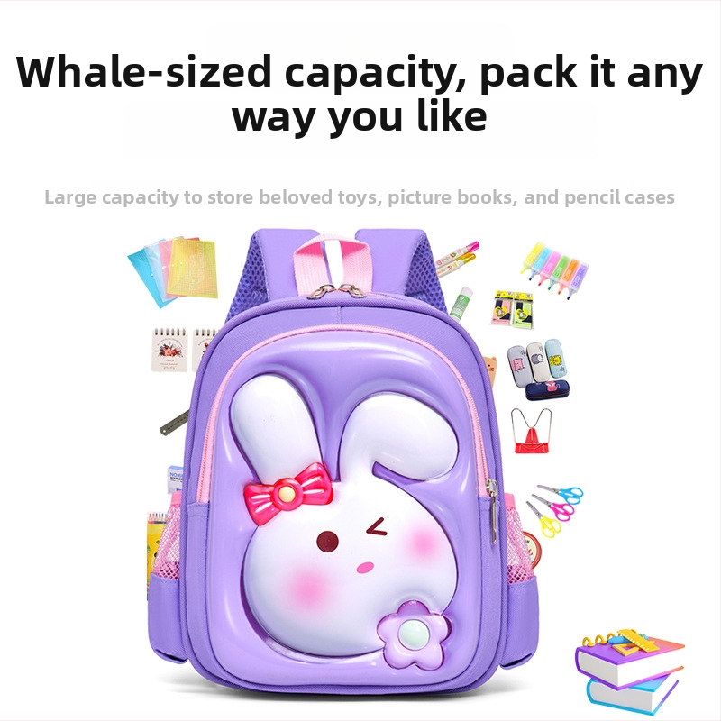 Batoh do škôlky pre deti 2-6 rokov, unisex, Oxford tkanina, priedušný, popruhy s vzdušným vankúšom, anime kreslený vzor