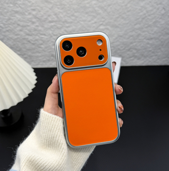 Magnetický obal na iPhone 17 Pro Max, imitácia kože, odolný voči opotrebeniu, proti pádu, úplný film na ochranu objektívu