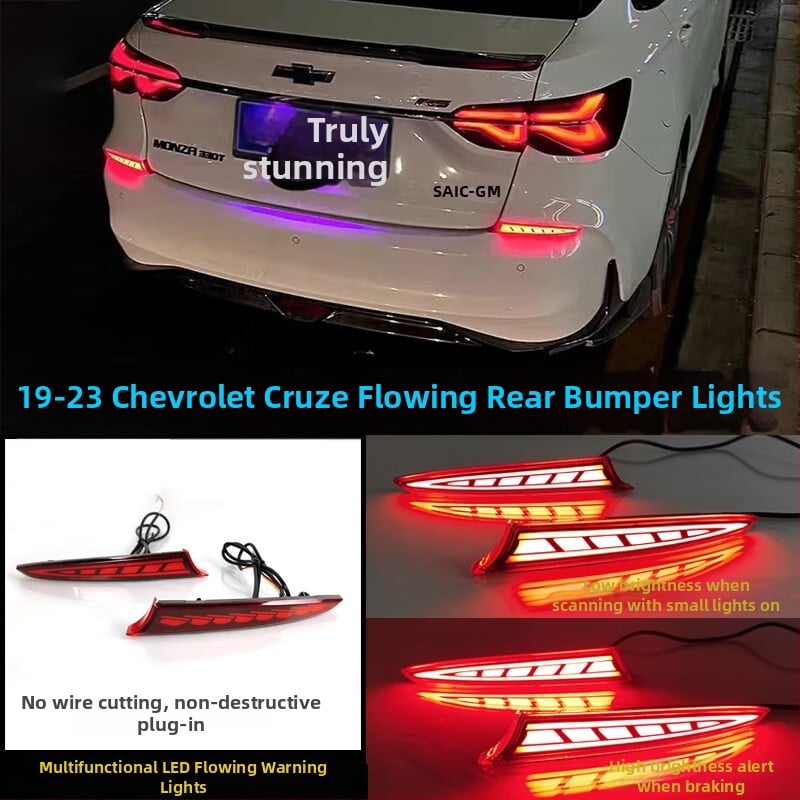 MOZNA LED πίσω φανάρι προφυλακτήρα για Chevrolet Cruze, συμβατό με 23 στυλ πίσω φώτων, 3-5W, 12V, 4000lm