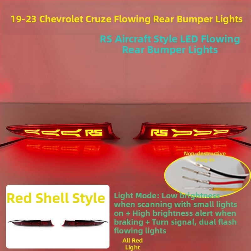 MOZNA LED πίσω φανάρι προφυλακτήρα για Chevrolet Cruze, συμβατό με 23 στυλ πίσω φώτων, 3-5W, 12V, 4000lm