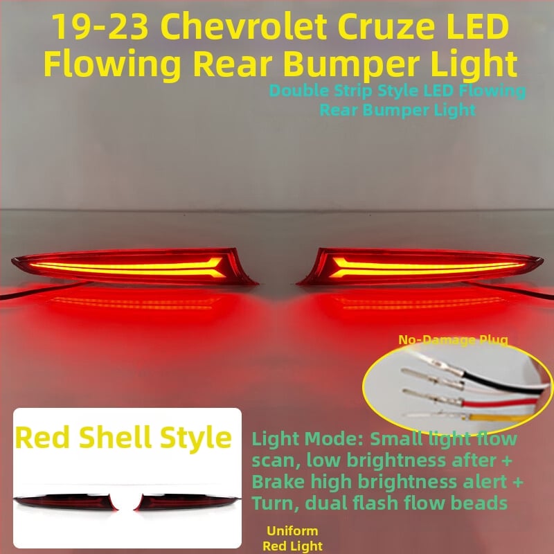 MOZNA LED πίσω φανάρι προφυλακτήρα για Chevrolet Cruze, συμβατό με 23 στυλ πίσω φώτων, 3-5W, 12V, 4000lm