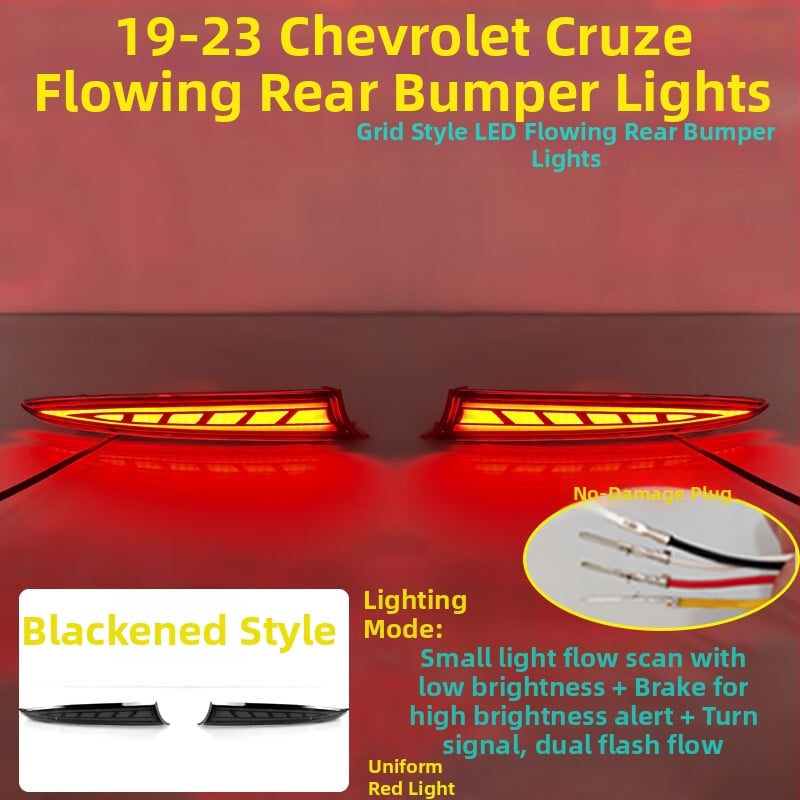MOZNA LED πίσω φανάρι προφυλακτήρα για Chevrolet Cruze, συμβατό με 23 στυλ πίσω φώτων, 3-5W, 12V, 4000lm