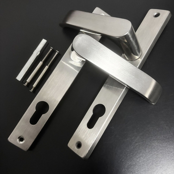 Brava s ručkom za izuzetno uska vrata, nehrđajući čelik, model HW Narrow Surface-G22 (za aluminijska i drvena vrata)