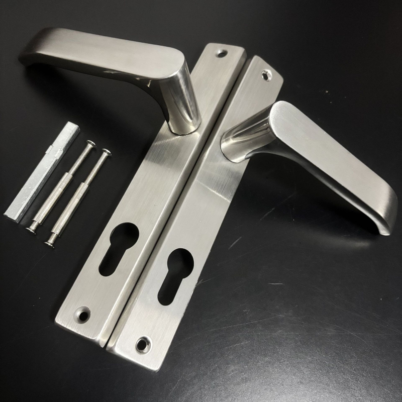Brava s ručkom za izuzetno uska vrata, nehrđajući čelik, model HW Narrow Surface-G22 (za aluminijska i drvena vrata)