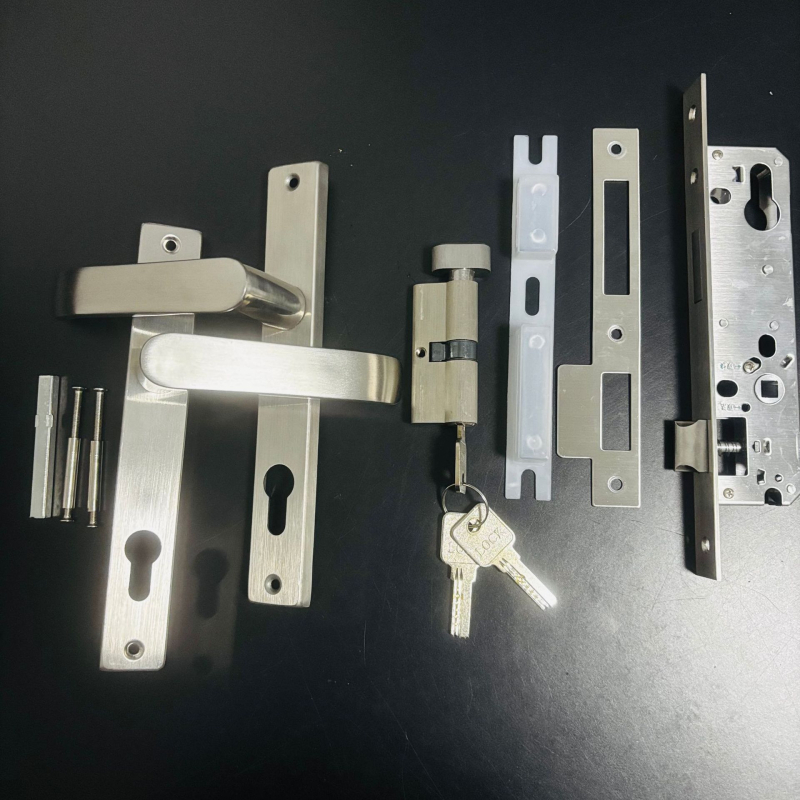 Brava s ručkom za izuzetno uska vrata, nehrđajući čelik, model HW Narrow Surface-G22 (za aluminijska i drvena vrata)