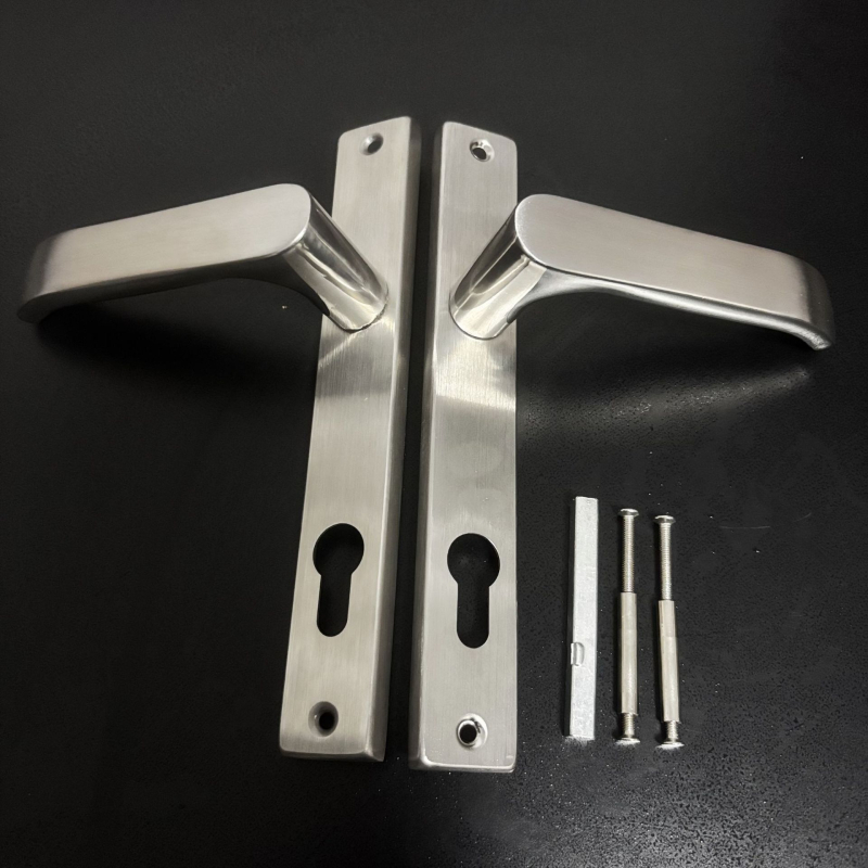 Brava s ručkom za izuzetno uska vrata, nehrđajući čelik, model HW Narrow Surface-G22 (za aluminijska i drvena vrata)