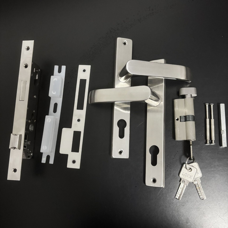 Brava s ručkom za izuzetno uska vrata, nehrđajući čelik, model HW Narrow Surface-G22 (za aluminijska i drvena vrata)