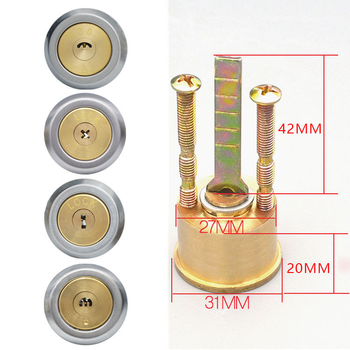 Vanjska brava za vrata, bakreni cilindar brave, sigurnosna vrata, cilindar brave, težina 200 g