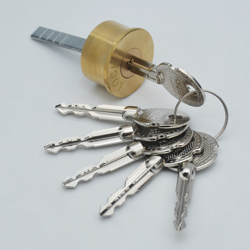 Vanjska brava za vrata, bakreni cilindar brave, sigurnosna vrata, cilindar brave, težina 200 g