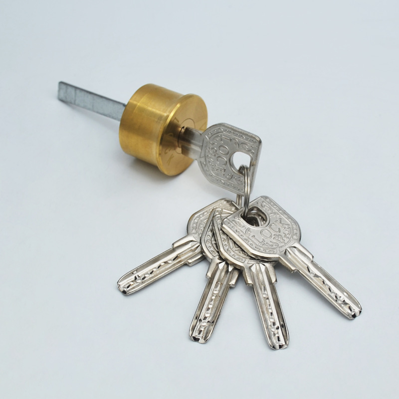 Vanjska brava za vrata, bakreni cilindar brave, sigurnosna vrata, cilindar brave, težina 200 g