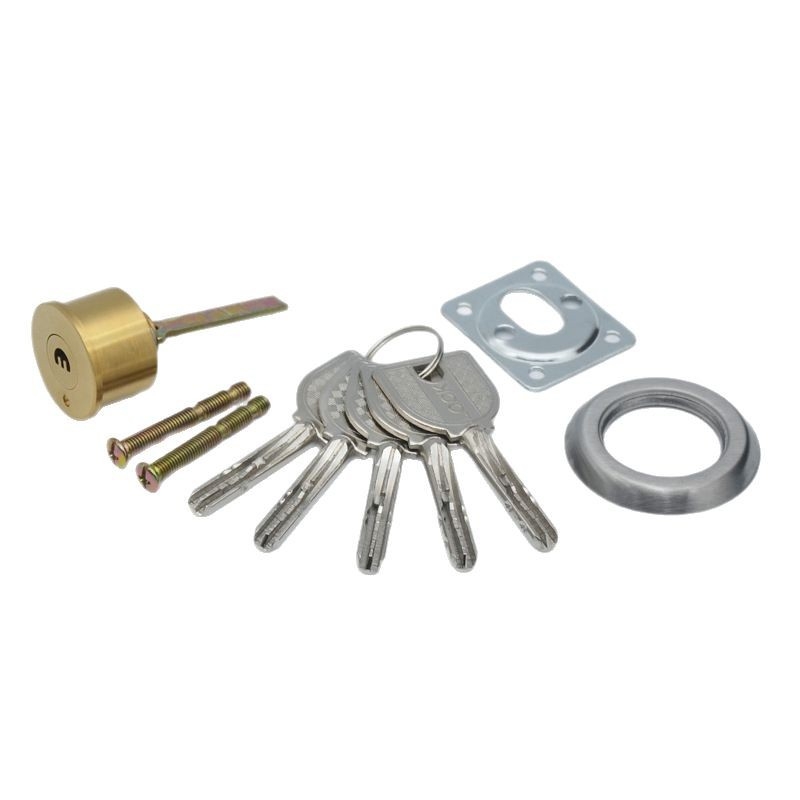 Vanjska brava za vrata, bakreni cilindar brave, sigurnosna vrata, cilindar brave, težina 200 g