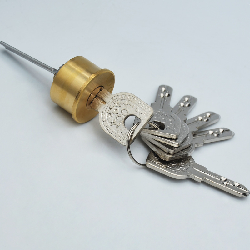 Vanjska brava za vrata, bakreni cilindar brave, sigurnosna vrata, cilindar brave, težina 200 g