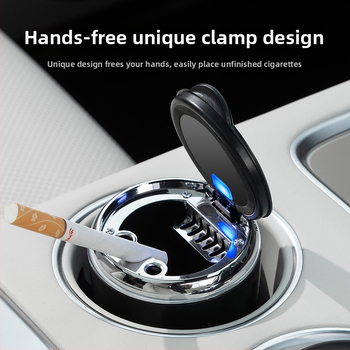 Scrumieră auto cu design dragon-scale, interior ceramic, model T05, proces de topire, greutate 134 g