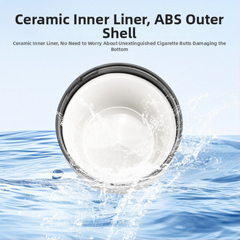 Scrumieră auto cu design dragon-scale, interior ceramic, model T05, proces de topire, greutate 134 g