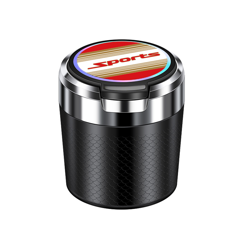 Scrumieră auto cu design dragon-scale, interior ceramic, model T05, proces de topire, greutate 134 g