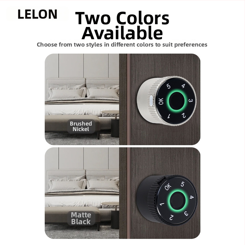 Cilindru de încuietare inteligent cu amprentă, parolă și deblocare prin gesturi (model C001b; material: aliaj de zinc + aliaj de aluminiu; greutate: 365 g; deblocare: amprentă, parolă, gesturi; potrivit pentru uși de camere, uși interioare, uși de intrare,