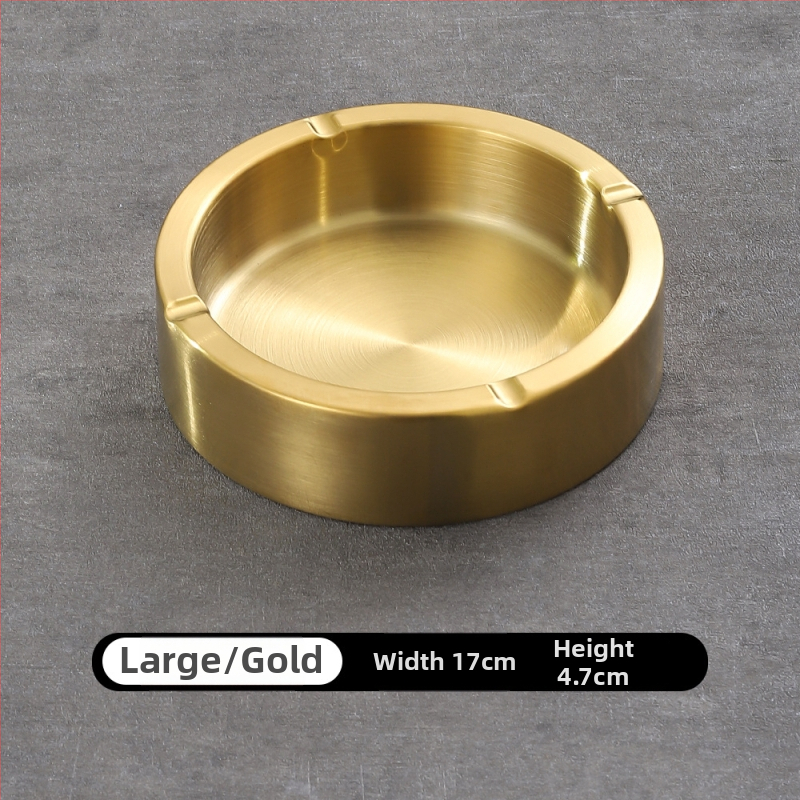 Пепелник от дебела неръждаема стомана, с персонализирано лого, за интернет кафе, барове и домашна употреба, ветроустойчив и удароустойчив