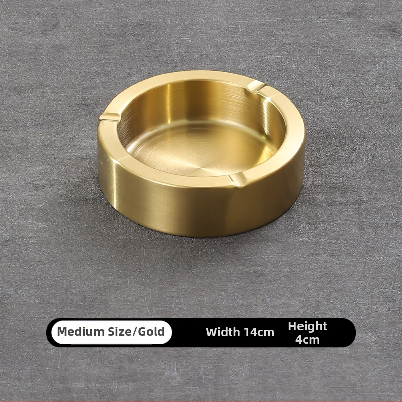 Пепелник от дебела неръждаема стомана, с персонализирано лого, за интернет кафе, барове и домашна употреба, ветроустойчив и удароустойчив