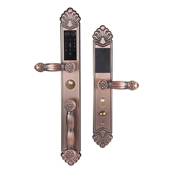 Pametna brava za vilu s otiskom prsta, lozinkom i prepoznavanjem lica — 50 pohranjenih otisaka, više od 2000 otključavanja, skeniranje <1 s, FAR 0.001%, FRR 0.1%
