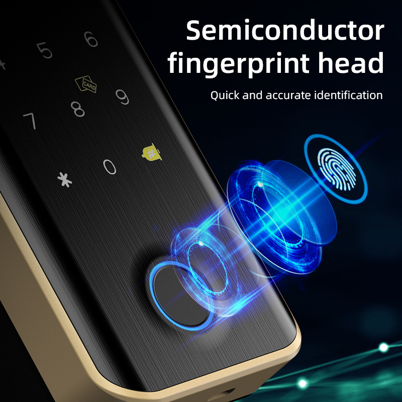 Shengda S1TT Zatvaranje s otiskom prsta za staklena vrata – bez bušenja, za jednokrila ili dvostruka vrata, Bluetooth daljinsko zaključavanje u uredu, kapacitet 100 otiska, skeniranje <0,08 s, lažno prepoznavanje <0,01, >500000 ciklusa, napajanje AC