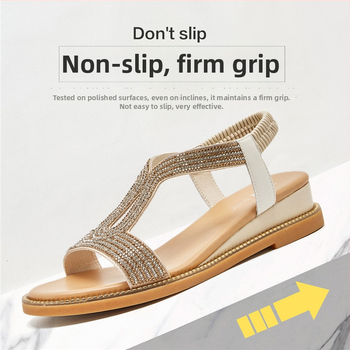 Női római szandálok: koreai stílus, felsőrész: tehén split bőr, talp: gumi, kerek orr, elő- és hátul pántok