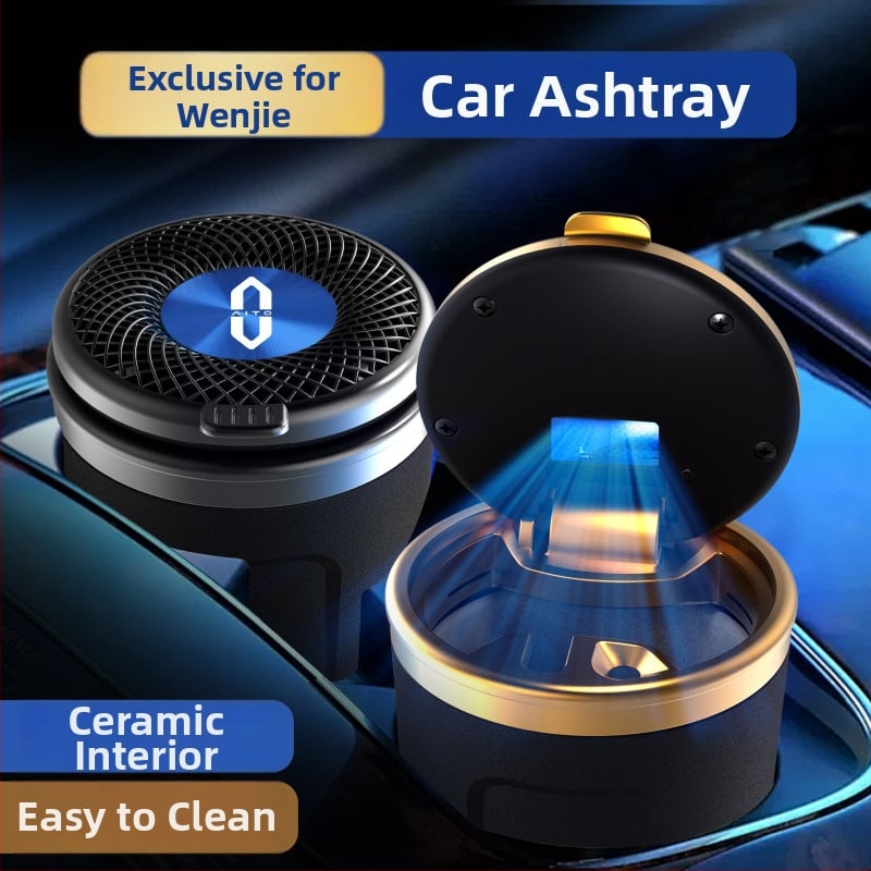 Scrumieră auto din ceramică, model 029, gravură, greutate 300 g, origine Guangzhou