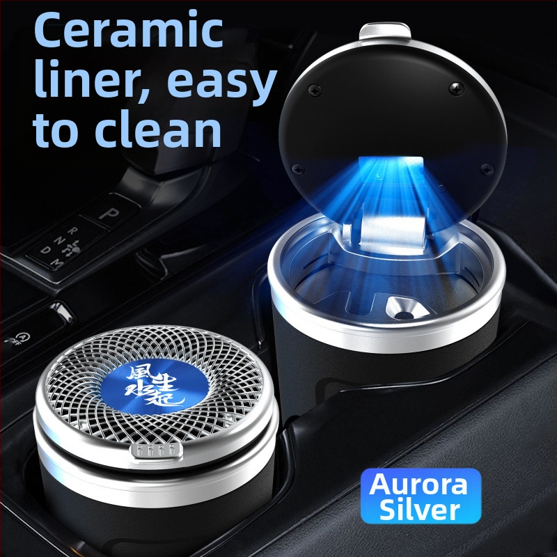 Scrumieră auto din ceramică, model 029, gravură, greutate 300 g, origine Guangzhou