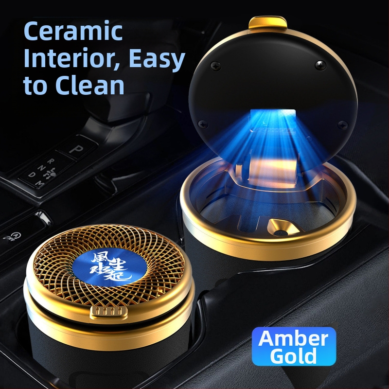 Scrumieră auto din ceramică, model 029, gravură, greutate 300 g, origine Guangzhou