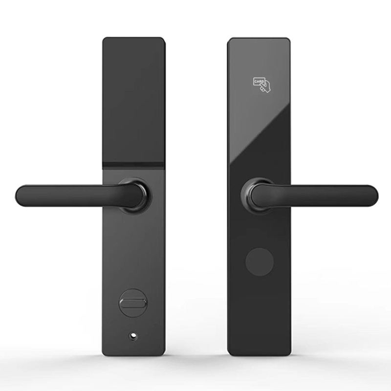 Pametna brava za vrata s otiskom prsta, lozinkom, karticom i daljinskim otključavanjem, Bluetooth aplikacijom (fingerprint: 100; unlocks: >1000; scan: <0.5s; FA: <0.1%; FR: <0.1%)