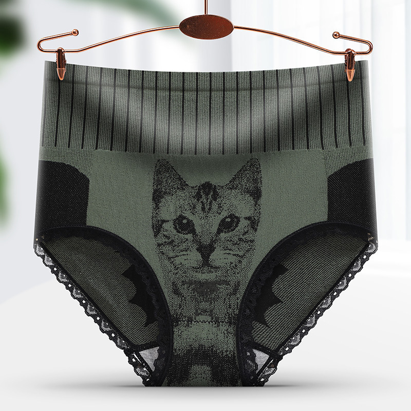 Bešavne ženske gaćice s visokim strukom, oblikovanje trbuha i podizanje stražnjice, Modal Jacquard materijal
