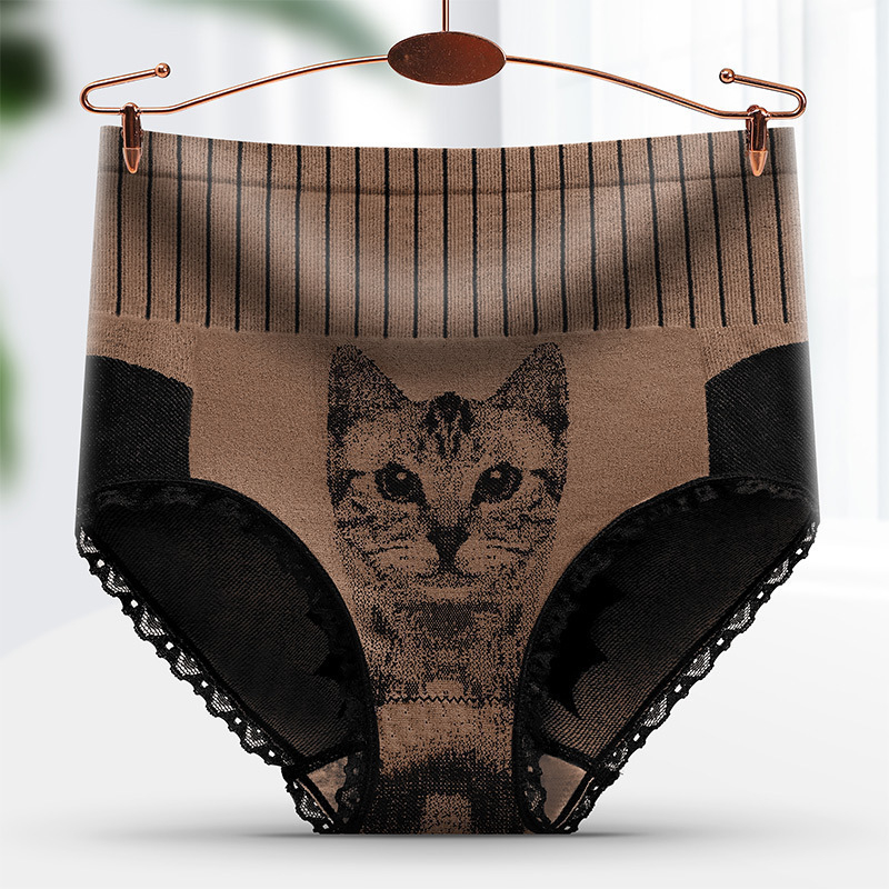 Bešavne ženske gaćice s visokim strukom, oblikovanje trbuha i podizanje stražnjice, Modal Jacquard materijal