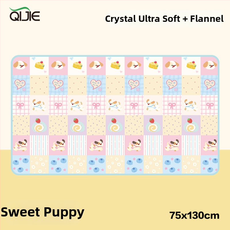 Polár dupla rétegű pléd – Cartoon minta, minden szezonra, testreszabható, 260–600 g