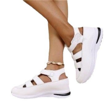 Ανδρικά παπούτσια εξωτερικού στυλ για καθημερινή χρήση — PU επάνω μέρος, κλείσιμο Velcro, στρογγυλή μύτη, σόλα από καουτσούκ