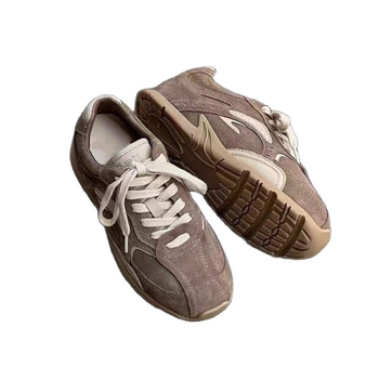 Pantofi sport casual pentru femei, în stil Forrest Gump, din PU, vârf plat, gleznă joasă, șireturi, talpă din cauciuc, lansare toamnă 2024