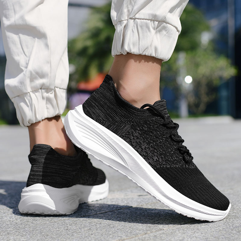 Παπούτσια για περπάτημα και τρέξιμο με Τεραχέρτζ μαγνητική ενέργεια, Unisex, άνω μέρος από δίχτυ, χαμηλή φτέρνα 1–3 cm, άνοιξη 2025