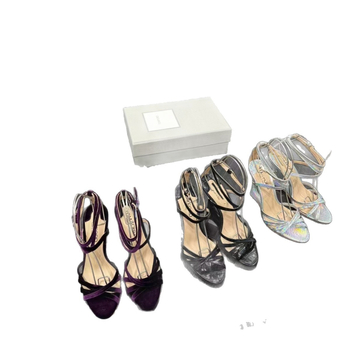 Γυναικείες δερμάτινες σανδάλια με λουρί και αγκράφα, λεπτό τακούνι στιλέτο πάνω από 8 cm, εσωτερικά από μαλλί προβάτου, εξωτερικά από γνήσιο δέρμα, στρογγυλή μύτη