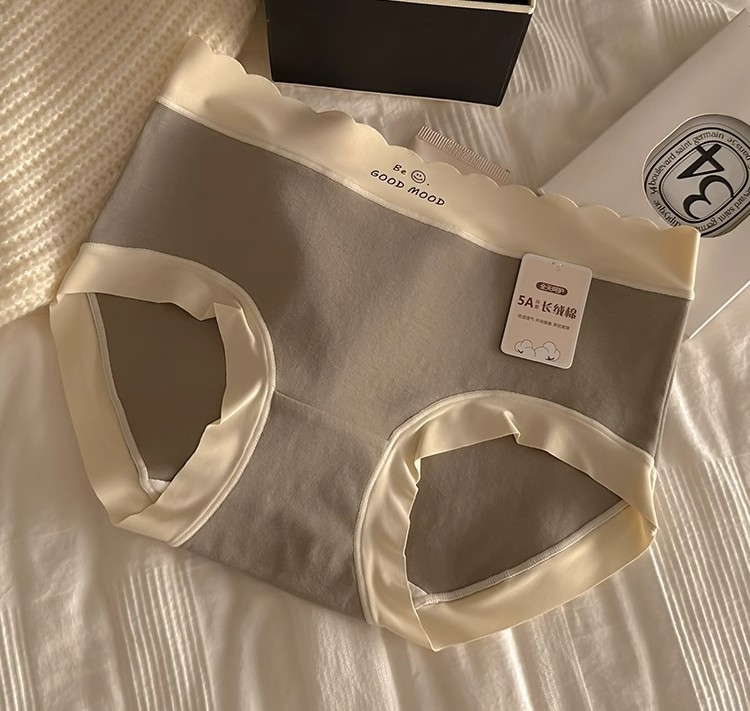 Κοριτσίστικα αναπνεύσιμα βαμβακερά εσώρουχα με μεσαία μέση, επένδυση καβάλου από 100% βαμβάκι, περιεκτικότητα σε βαμβάκι 90–95%