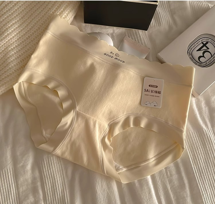 Κοριτσίστικα αναπνεύσιμα βαμβακερά εσώρουχα με μεσαία μέση, επένδυση καβάλου από 100% βαμβάκι, περιεκτικότητα σε βαμβάκι 90–95%