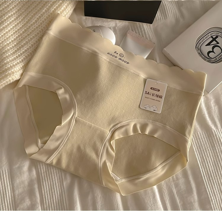 Κοριτσίστικα αναπνεύσιμα βαμβακερά εσώρουχα με μεσαία μέση, επένδυση καβάλου από 100% βαμβάκι, περιεκτικότητα σε βαμβάκι 90–95%