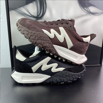 Pantofi sport casual pentru femei în stil Forrest Gump — exterior din piele de vițel + material textil; talpă din cauciuc cu spumă; închidere cu șireturi; înălțime călcâi: 3–5 cm; interior: plasă