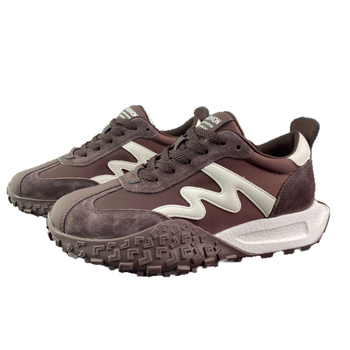 Pantofi sport casual pentru femei în stil Forrest Gump — exterior din piele de vițel + material textil; talpă din cauciuc cu spumă; închidere cu șireturi; înălțime călcâi: 3–5 cm; interior: plasă