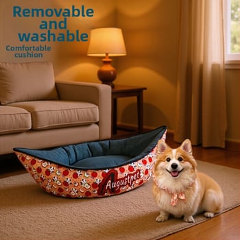 Котешко гнездо - зимно топло, универсално за четири сезона, свалящо се и миещо се, материал: памук